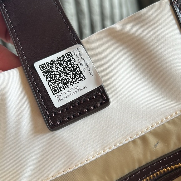 Tory Burch Nylon Large Ivory Pisces Dream Ella Printed Tote Patterned Tote 👜 - Picture 16 of 17